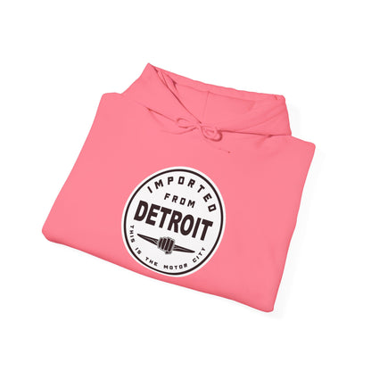 Importrg from Detroit motor city motown 313 Unisex Heavy Blen Hooded Sweatshirt