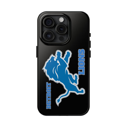 Detroit Lions iPhone Tough Phone Case, Football Fan Gift, Sports Phone Cover,