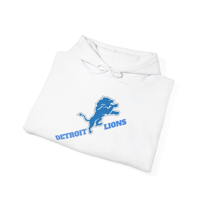 Detroit Lions Fan Hoodie Sweatshirt, NFL Team Apparel, Lions Football Gift,