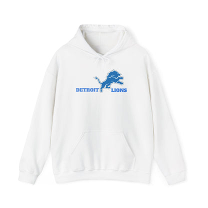 Detroit Lions Fan Art Hoodie Pullover, Football Team Sweatshirt, Lions Apparel