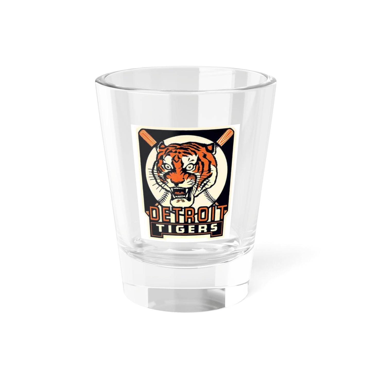 Detroit Vintage Detroit Tigers Logo Shot Glass, 1.5oz