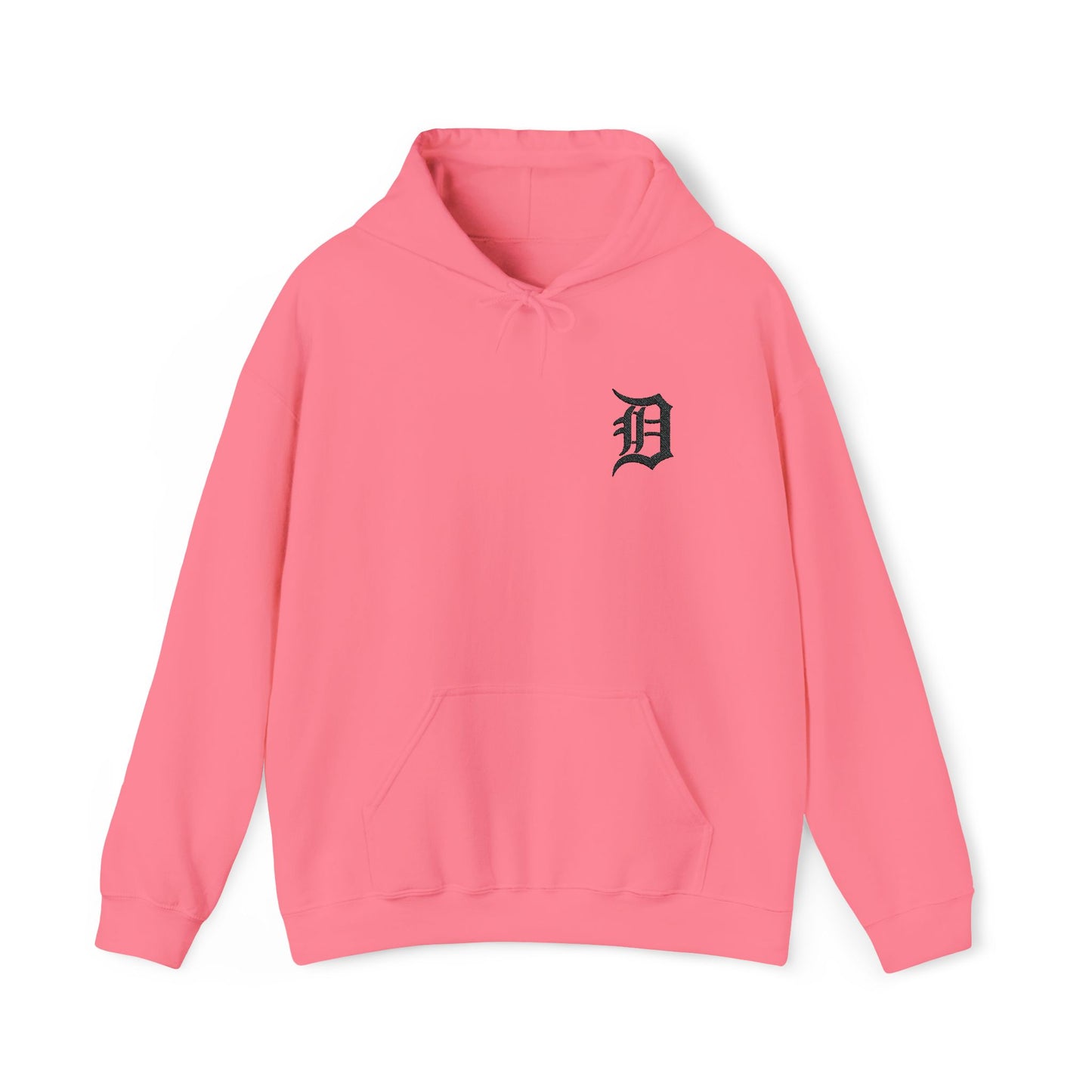 Detroit D Stitched Hoodie Embroidered