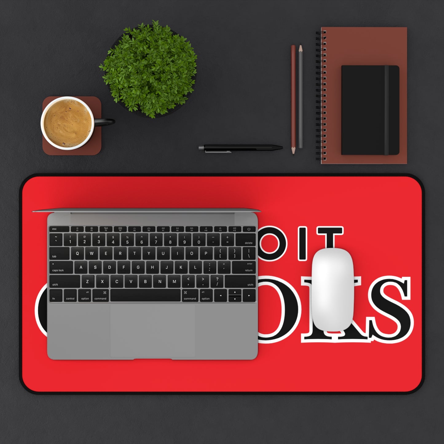 Detroit Crooks Design Desk Mat - Unique Gaming Mouse Pad, Cool Desk Accessory,