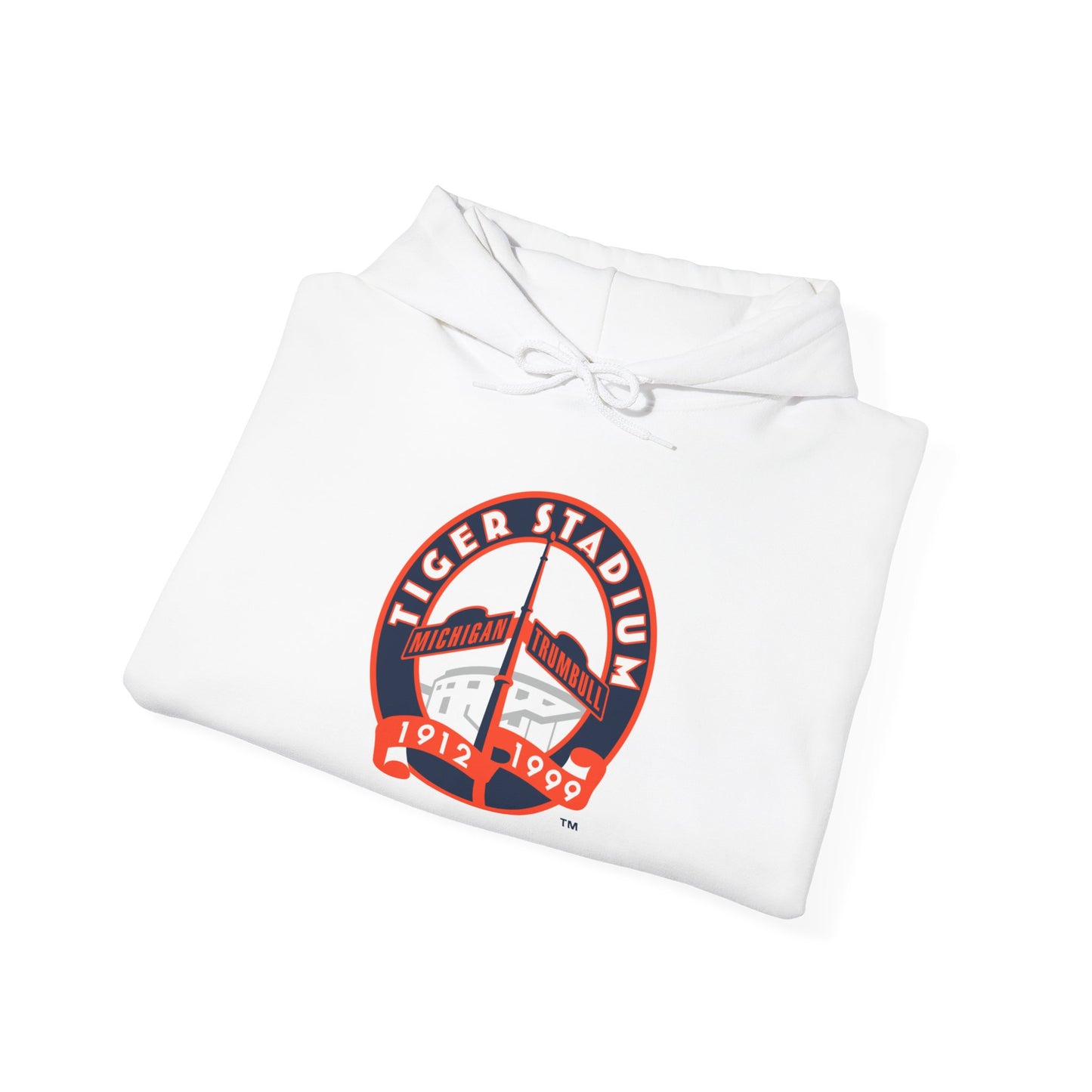 Detroit Tigers Vintage Logo Fan Art Hooded Sweatshirt, Detroit Tigers Hoodie,