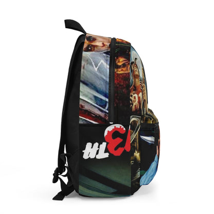 Horror Movie Backpack, Friday the 13th Movie Clips Painted Pattern, Travel Bag,