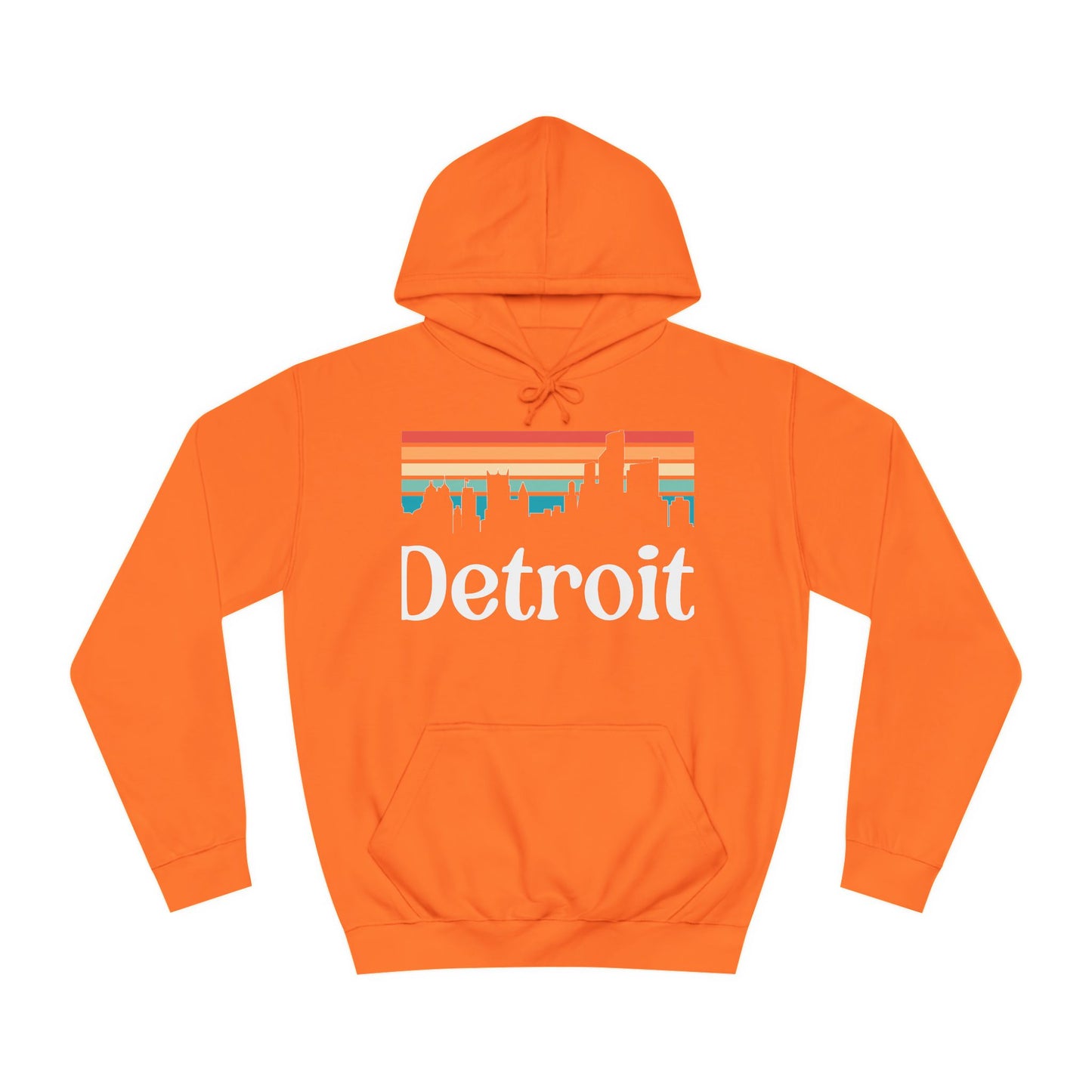 Detroit City Unisex College Hoodie Detroit Michigan hoodie