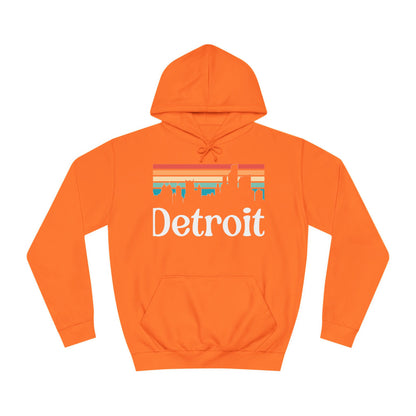 Detroit City Unisex College Hoodie Detroit Michigan hoodie