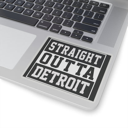 Detroit Kiss-Cut Stickers, Straight Outta Motown Decals, Various Sizes