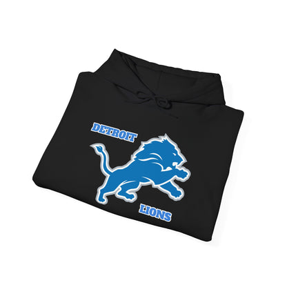 Detroit Lions Fan Art Hoodie Sweatshirt, Unisex Football Team Apparel, NFL Gift,