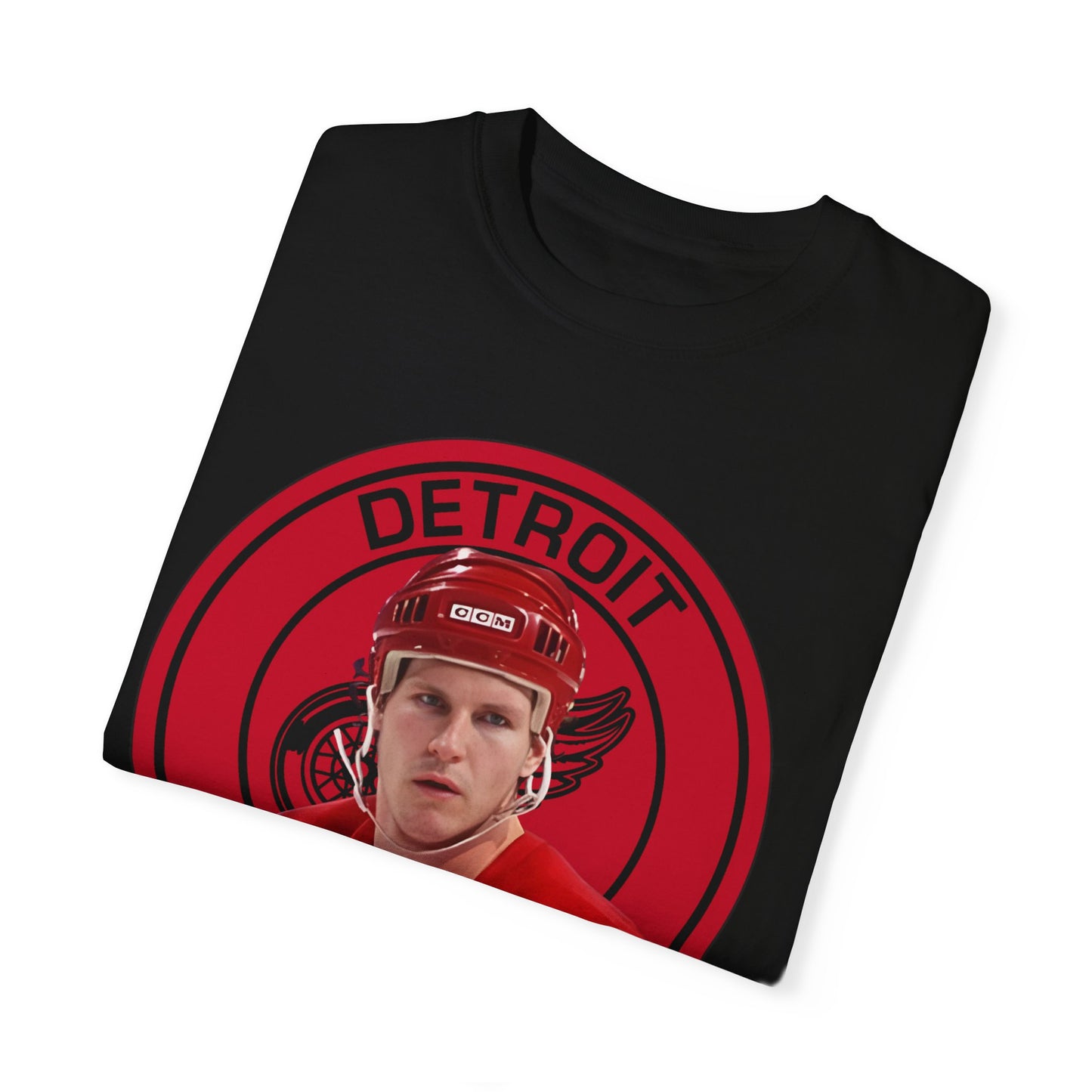 Bob Probert Detroit Red Wings #24 Unisex Garment-Dyed T-shirt, Vintage Hockey