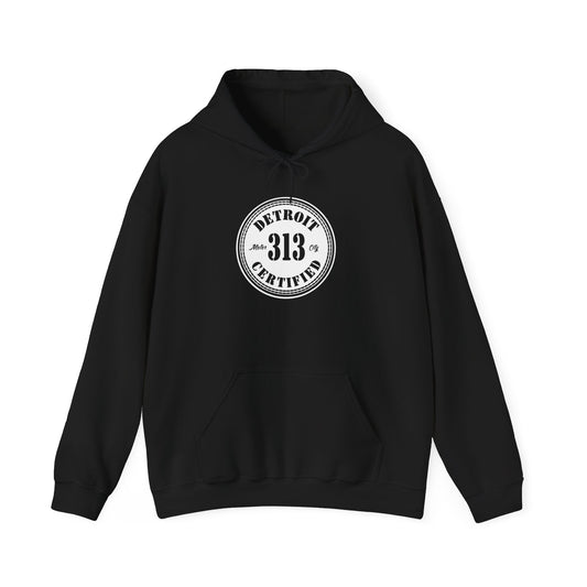 Detroit Motor City 313 Unisex Heavy Blend™ Hooded Sweatshirt