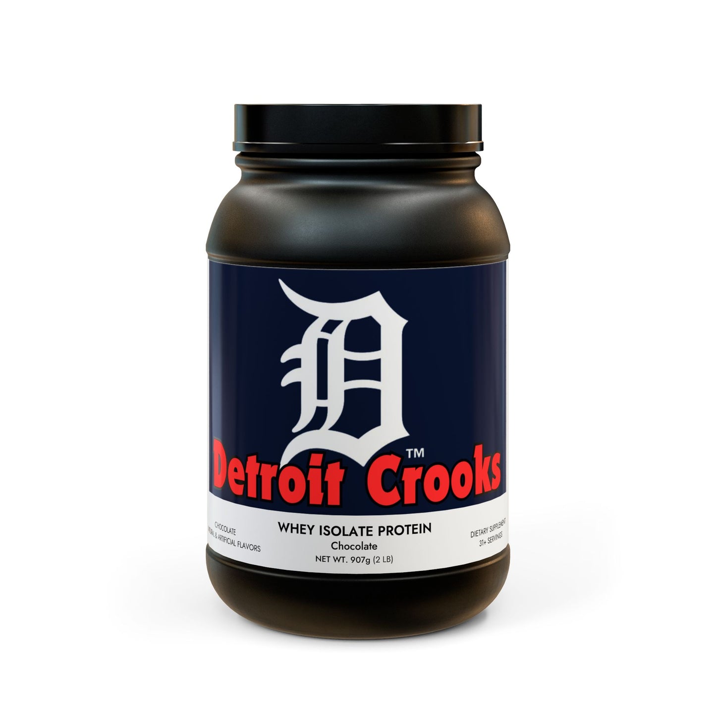 Detroit Crooks Whey Isolate Protein Supplement (907g, 2lb)