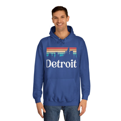 Detroit City Unisex College Hoodie Detroit Michigan hoodie