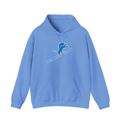 Detroit Lions Fan Hoodie Sweatshirt, NFL Team Apparel, Lions Football Gift,