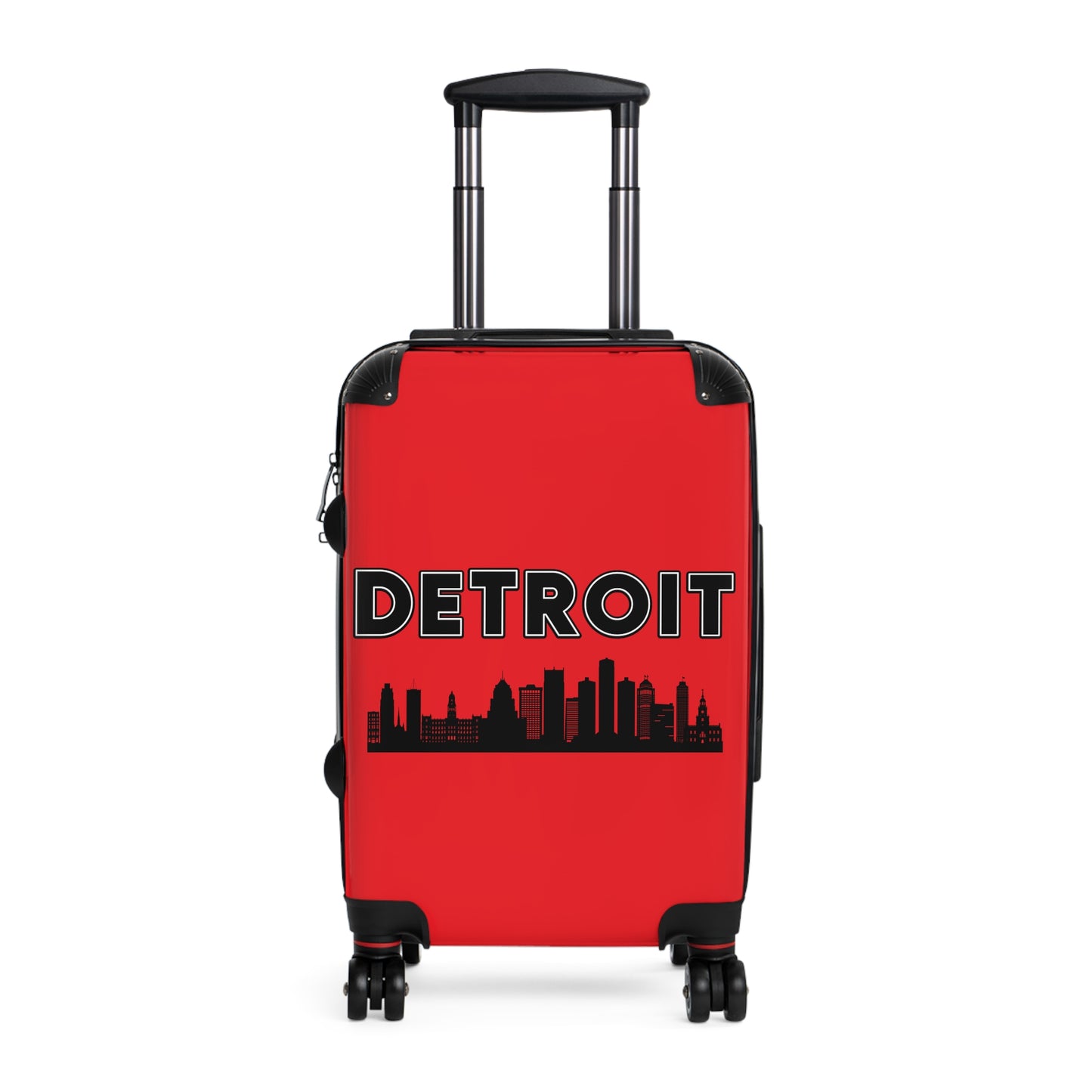 Suitcases with Detroit Skyline, Travel Luggage, Vacation Bags, Traveling Gear,