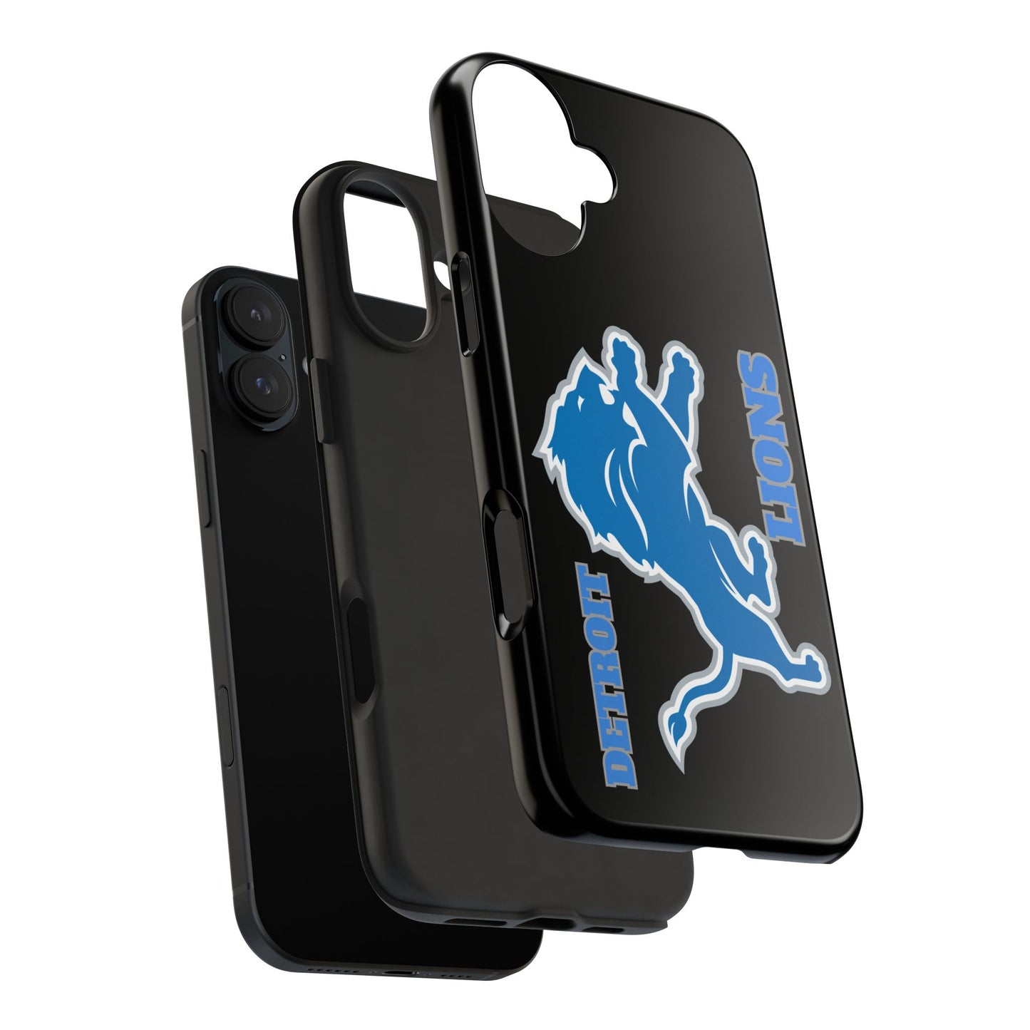 Detroit Lions iPhone Tough Phone Case, Football Fan Gift, Sports Phone Cover,