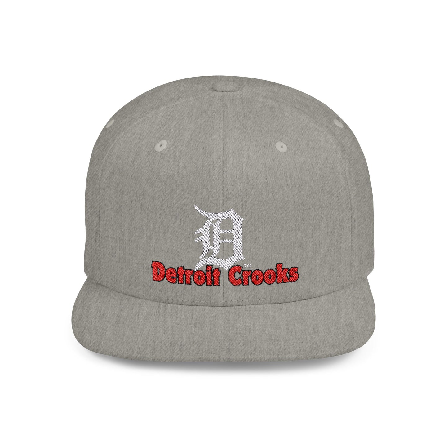 Detroit Crooks Flat Bill Snapback