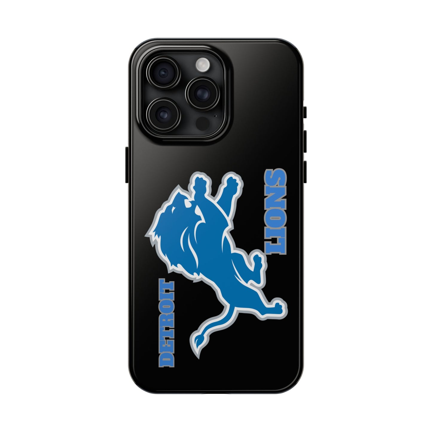 Detroit Lions iPhone Tough Phone Case, Football Fan Gift, Sports Phone Cover,