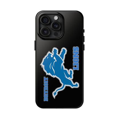 Detroit Lions iPhone Tough Phone Case, Football Fan Gift, Sports Phone Cover,