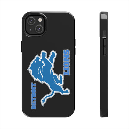 Detroit Lions iPhone Tough Phone Case, Football Fan Gift, Sports Phone Cover,