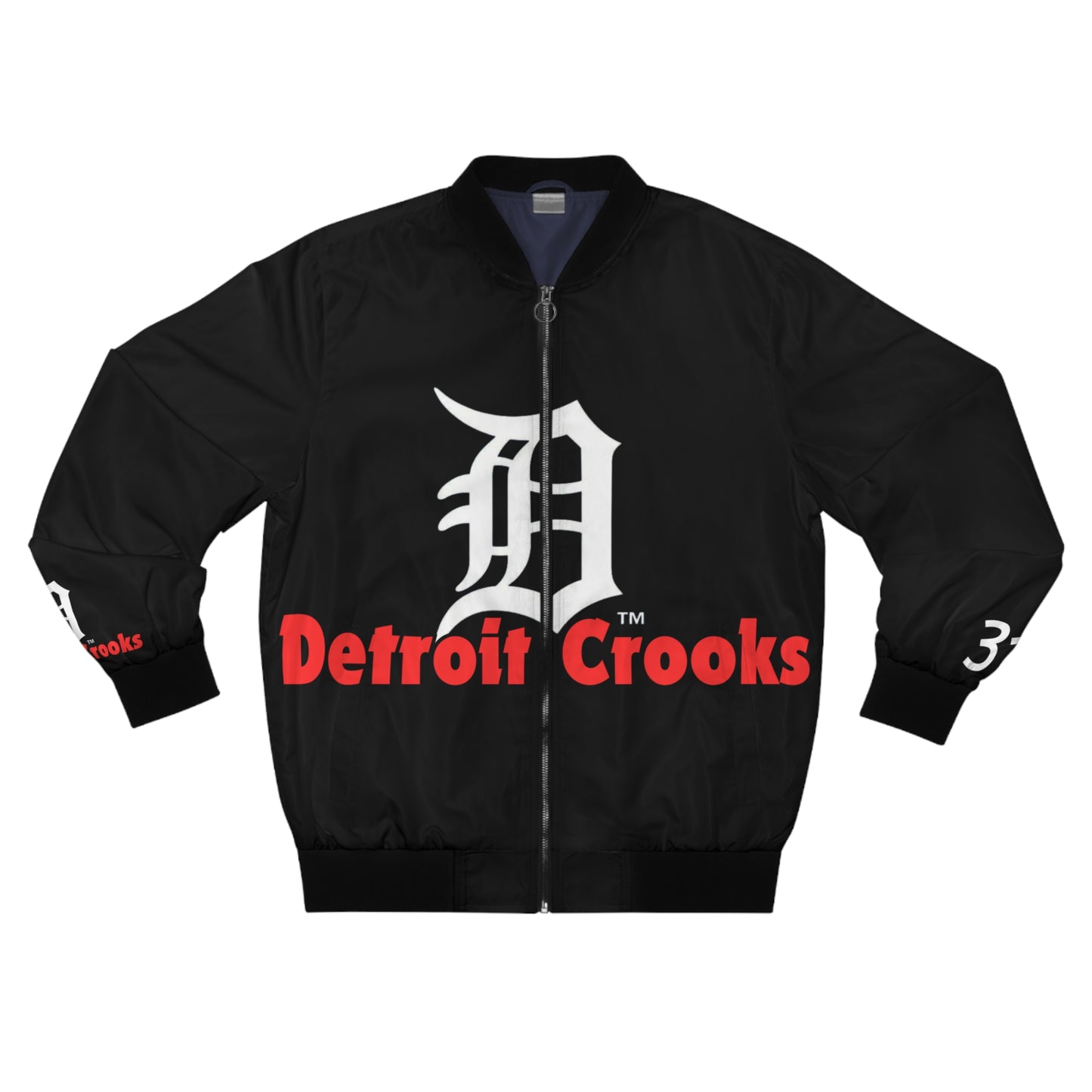 Detroit Crooks Men's Bomber Jacket (AOP)