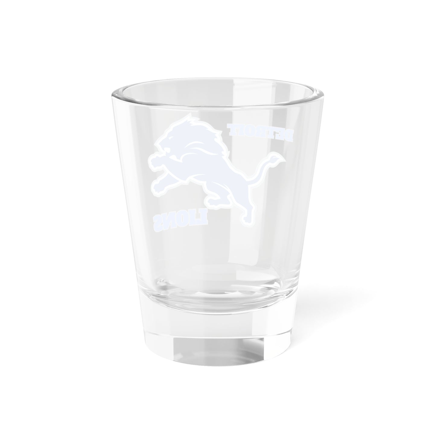 Detroit Lions Fan Shot Glass, 1.5 oz - NFL Football Team Design, Detroit Lions