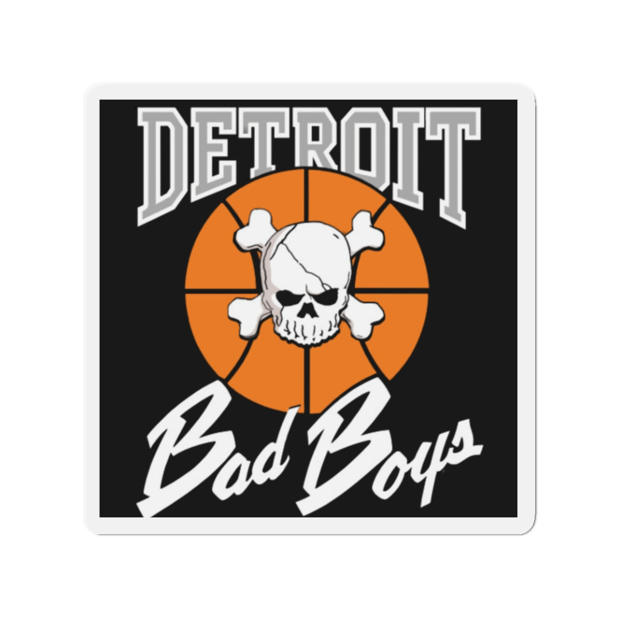 Detroit Pistons Bad Boys Die-Cut Magnets