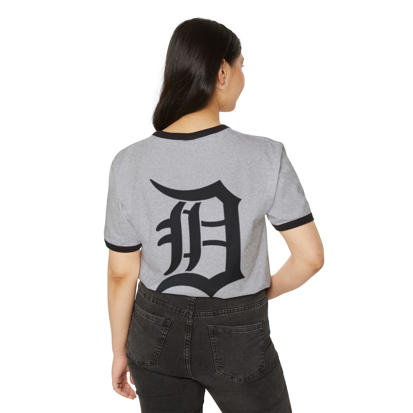 Detroit Tigers Logo Vintage / old school Unisex Cotton Ringer T-Shirt