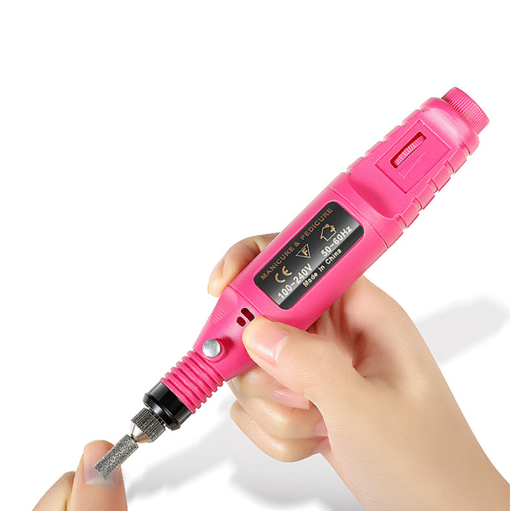 Manicure Pedicure Drill Set Machine for Ceramic Gel Nail Drill Equipment- USB Powered_2