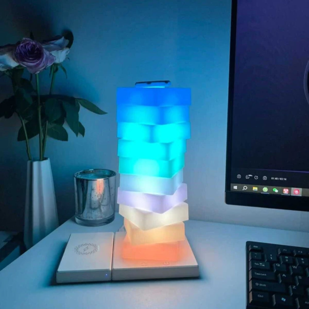 Wireless Charging Desk Lamp RGB Light With Color Changing_3