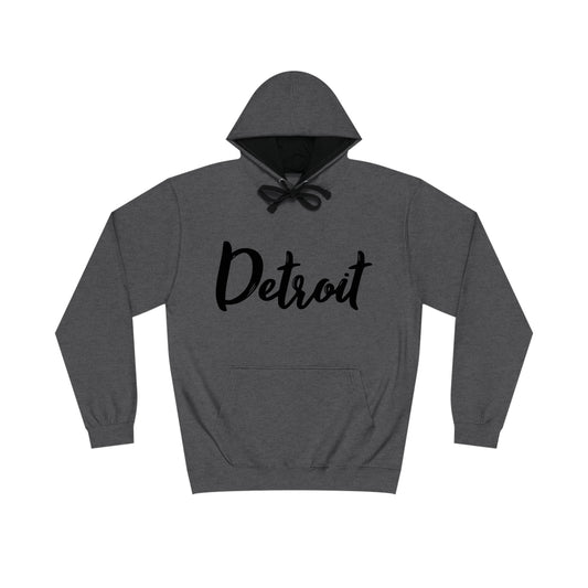 Detroit City Unisex Varsity Hoodie by Detroit Crooks