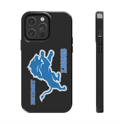 Detroit Lions iPhone Tough Phone Case, Football Fan Gift, Sports Phone Cover,