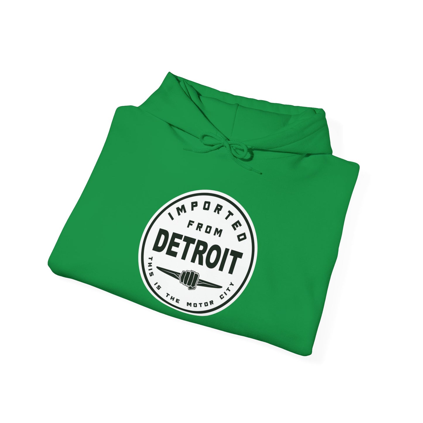 Importrg from Detroit motor city motown 313 Unisex Heavy Blen Hooded Sweatshirt