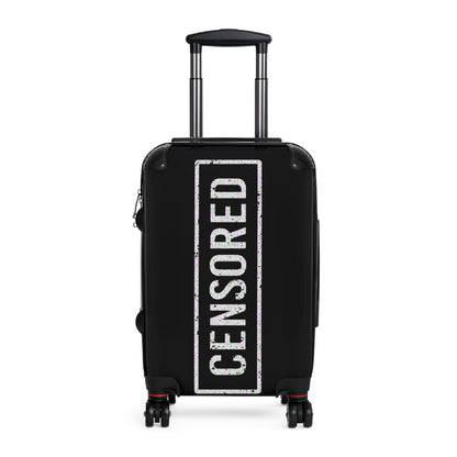 Suitcases, Censored Logo Travel Luggage Bag, Carry-On Vacation Accessories, TSA