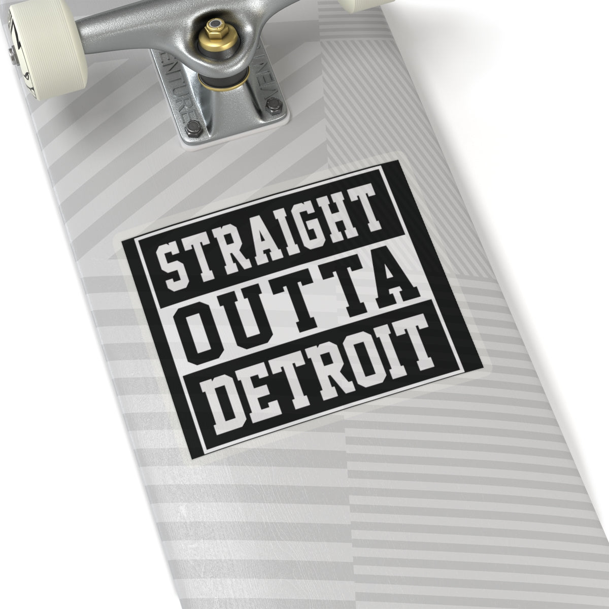 Detroit Kiss-Cut Stickers, Straight Outta Motown Decals, Various Sizes