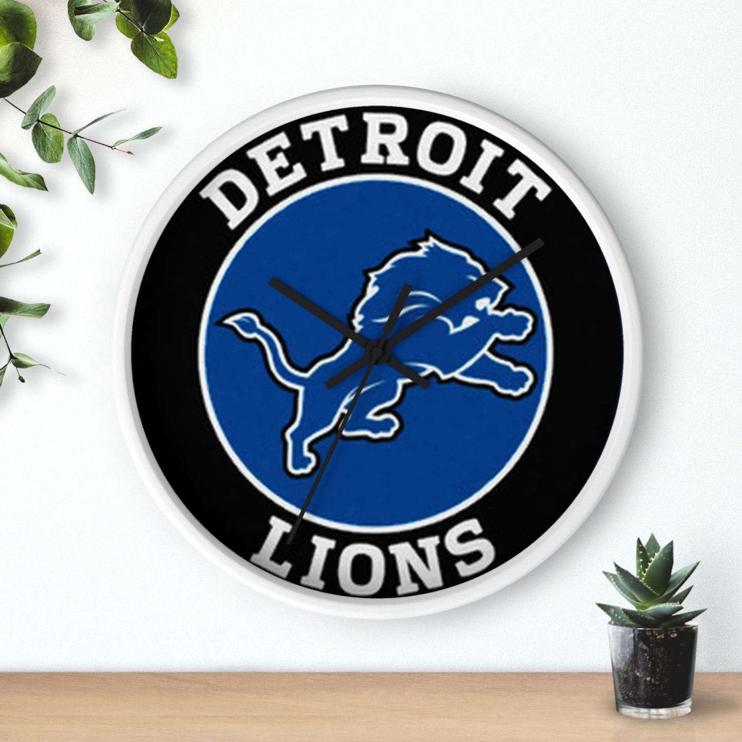 Detroit Lions NFL Wall Clock Detroit