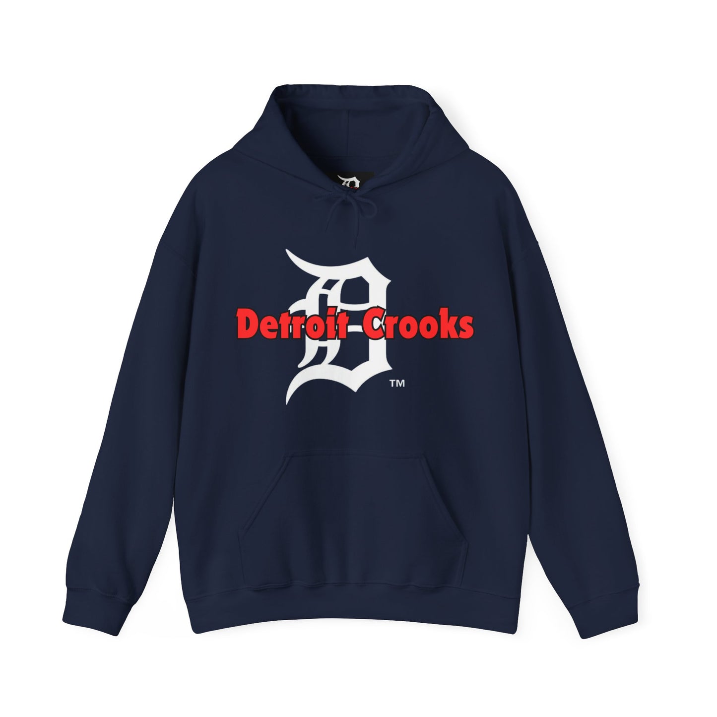 Detroit Crooks Unisex Hoodie, Sweatshirt with Detroit Crooks brand, Detroit