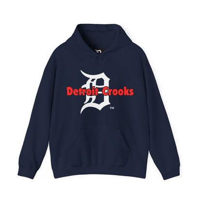 Detroit Crooks Unisex Hoodie, Sweatshirt with Detroit Crooks brand, Detroit