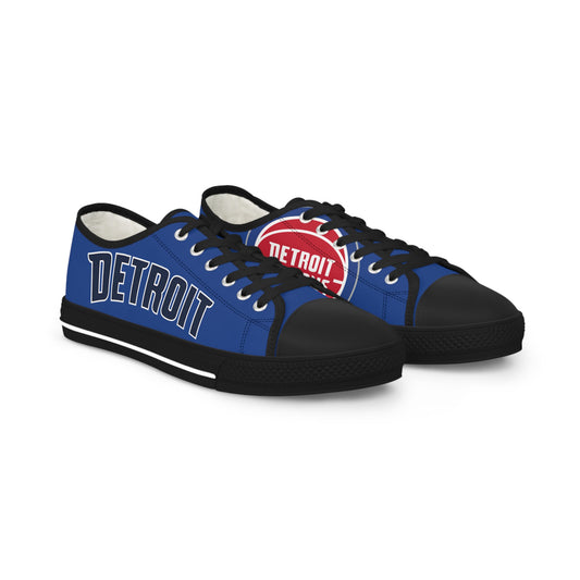 Detroit Pistons Men's Low Top Sneakers NBA Detroit