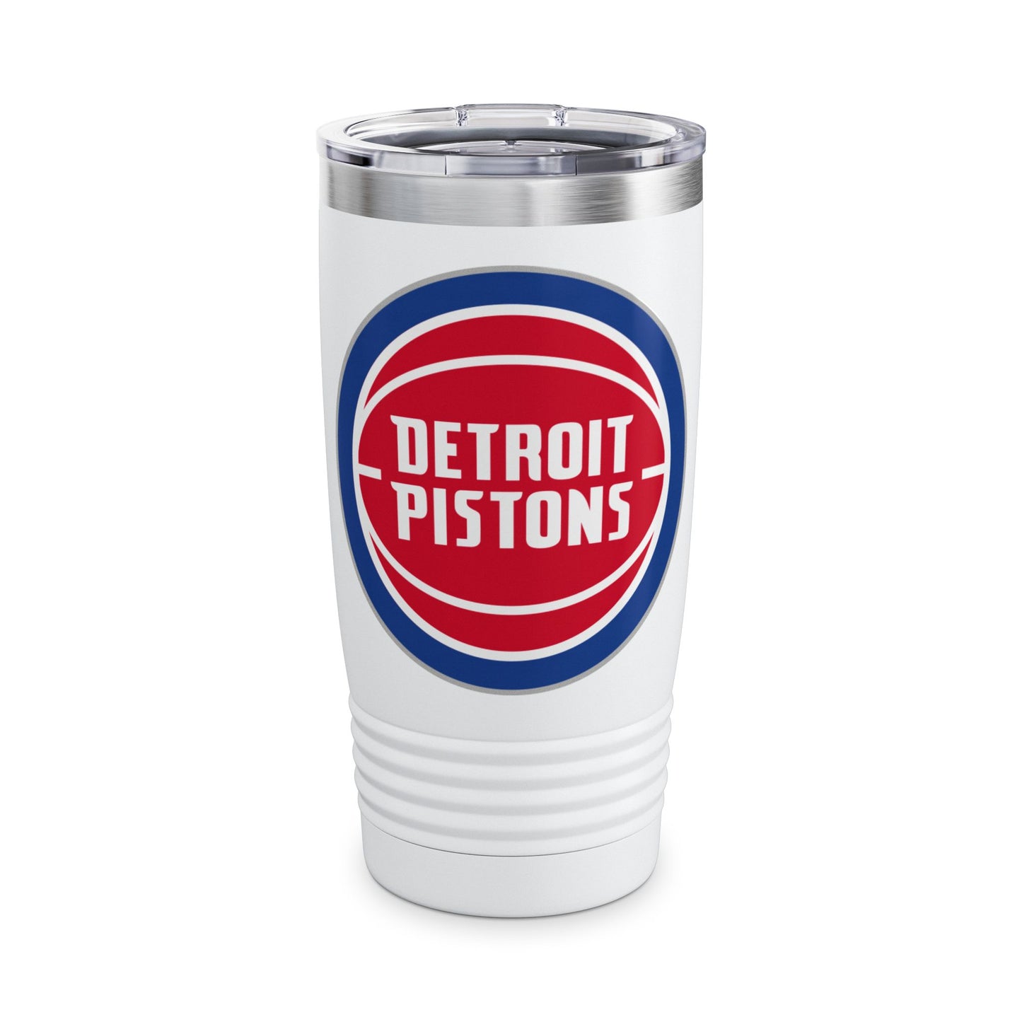 Detroit Pistons Logo Ringneck Tumbler, 20oz - NBA Sports Fan Gift Cup,