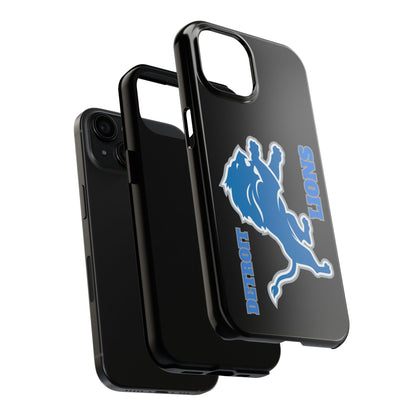 Detroit Lions iPhone Tough Phone Case, Football Fan Gift, Sports Phone Cover,