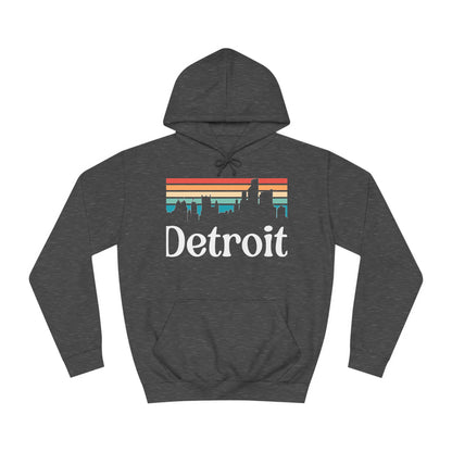 Detroit City Unisex College Hoodie Detroit Michigan hoodie