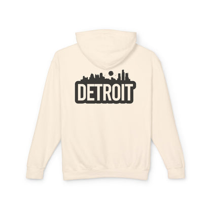 Detroit City Skyline Lightweight Hoodie