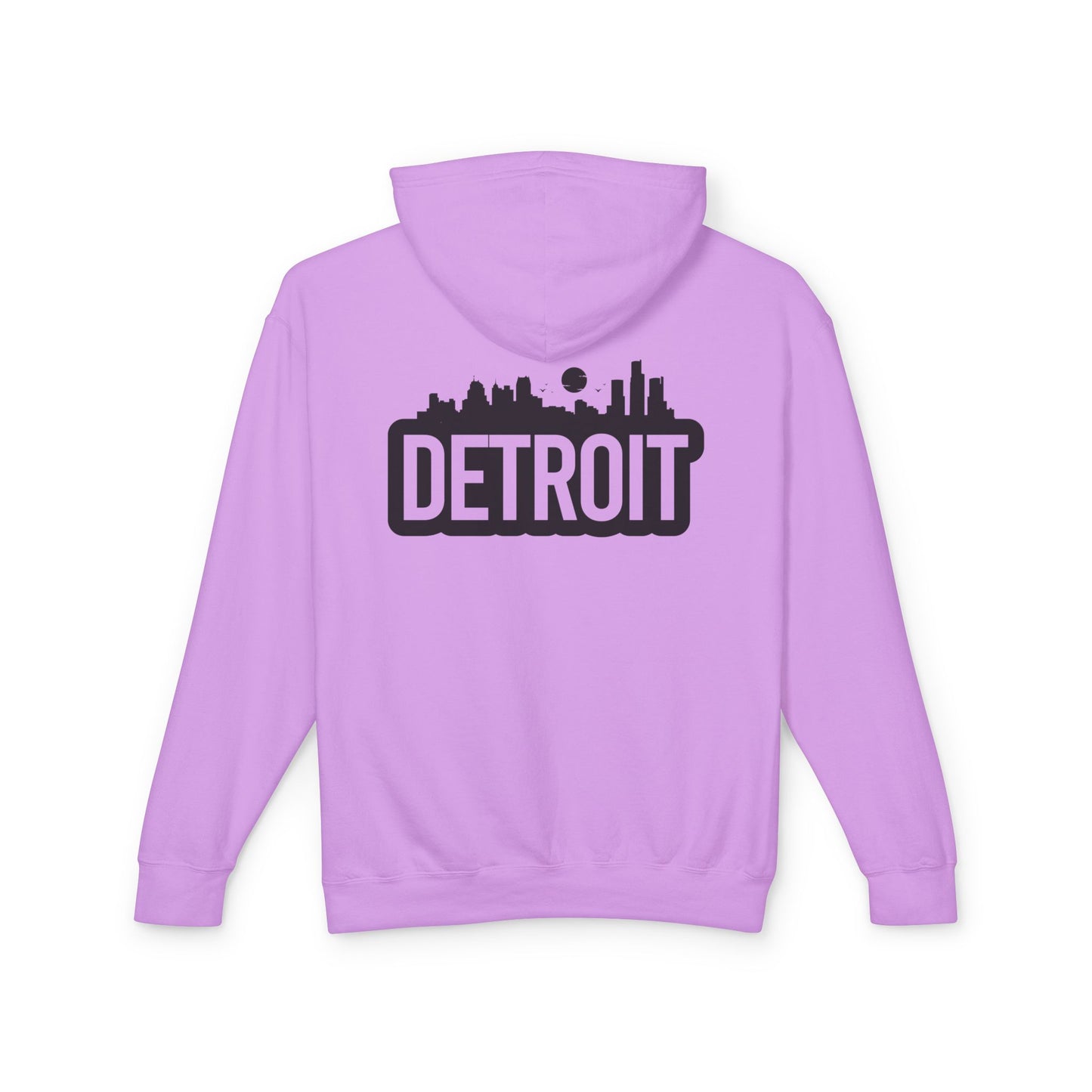 Detroit City Skyline Lightweight Hoodie