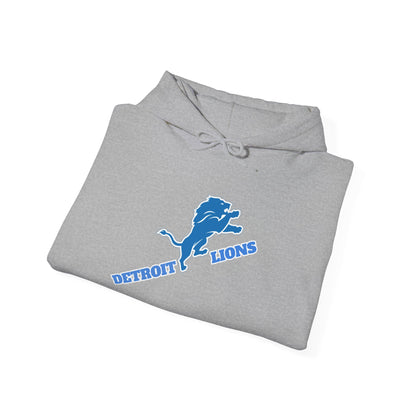 Detroit Lions Fan Hoodie Sweatshirt, NFL Team Apparel, Lions Football Gift,