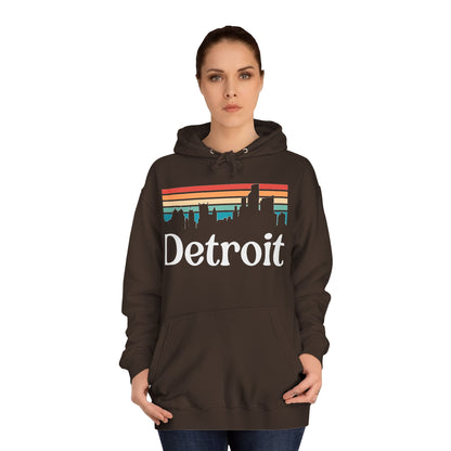 Detroit City Unisex College Hoodie Detroit Michigan hoodie