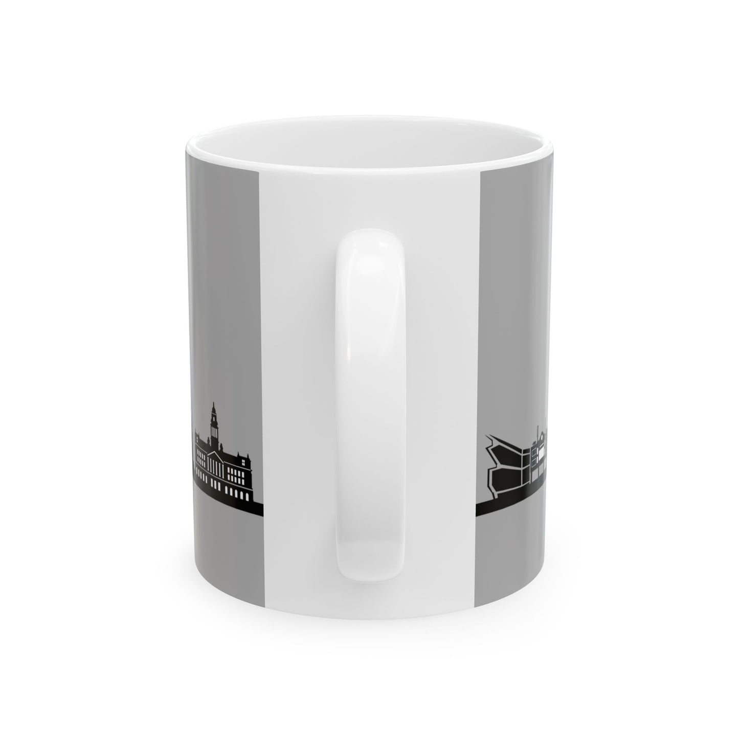 Detroit City Skyline Ceramic Mug