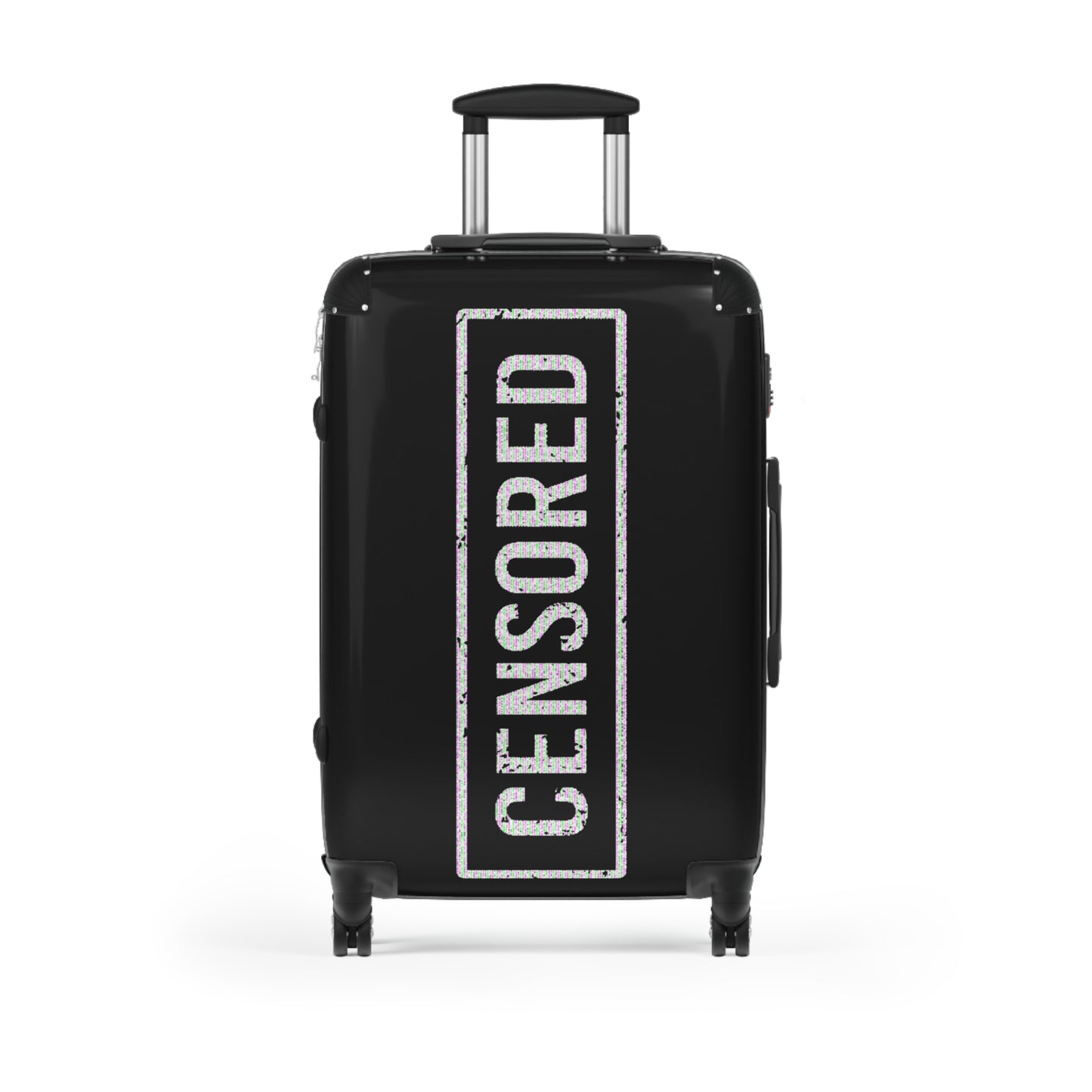 Suitcases, Censored Logo Travel Luggage Bag, Carry-On Vacation Accessories, TSA