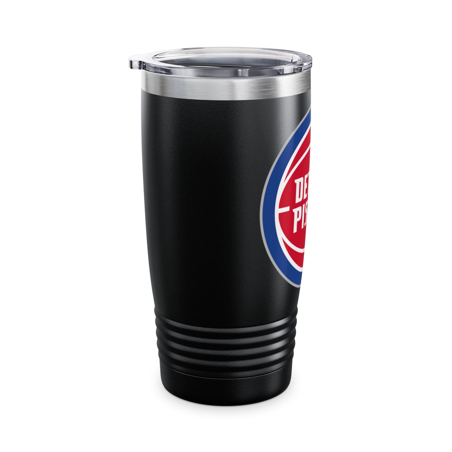 Detroit Pistons Logo Ringneck Tumbler, 20oz - NBA Sports Fan Gift Cup,