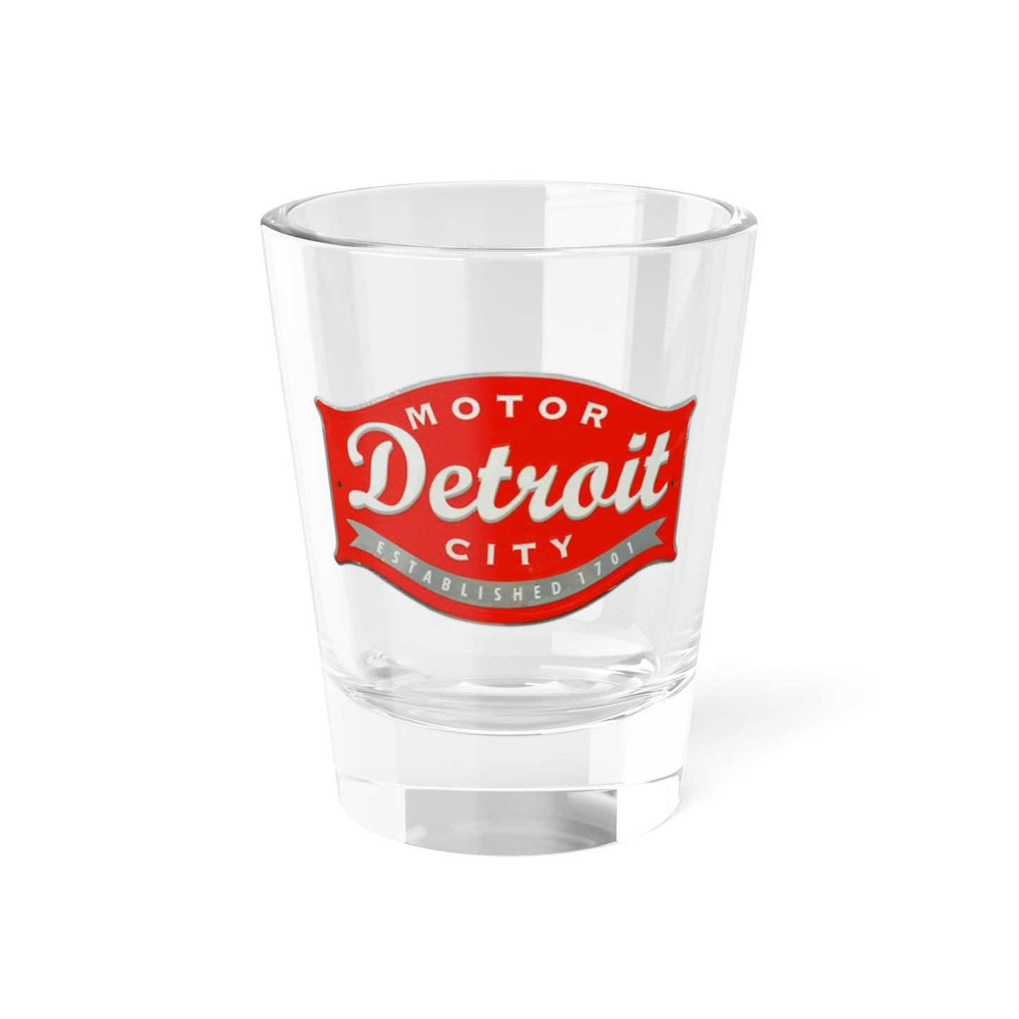 Detroit Motor City Shot Glass, 1.5oz